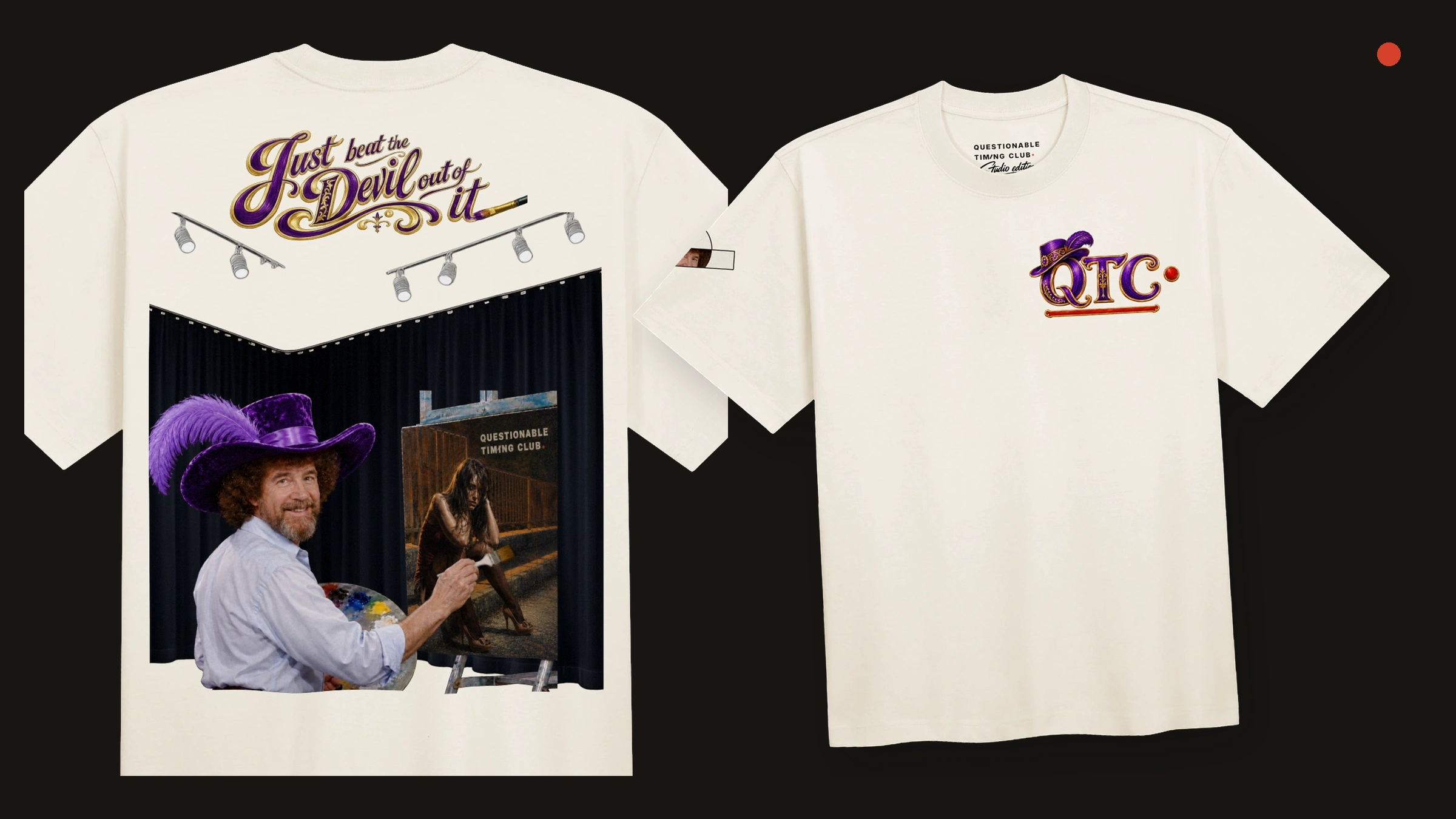 Beat the Devil Out of It, Ecru, editorial front and back view